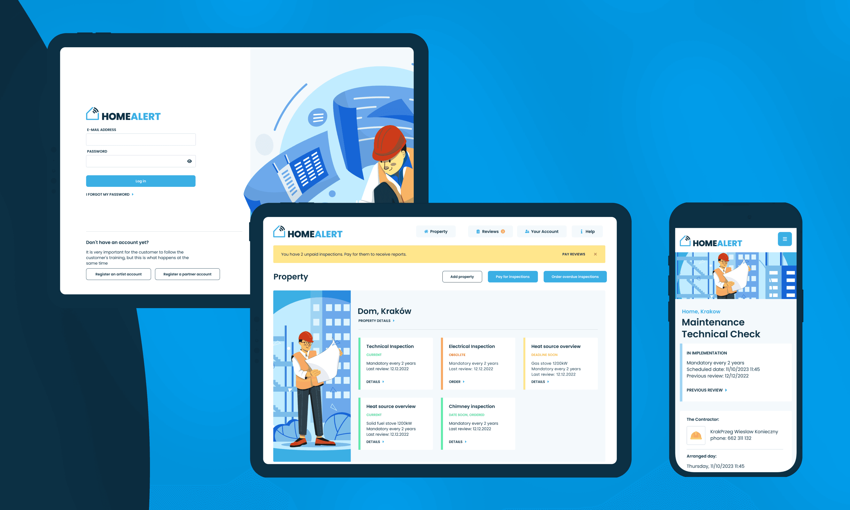 Product Design for home safety B2C app