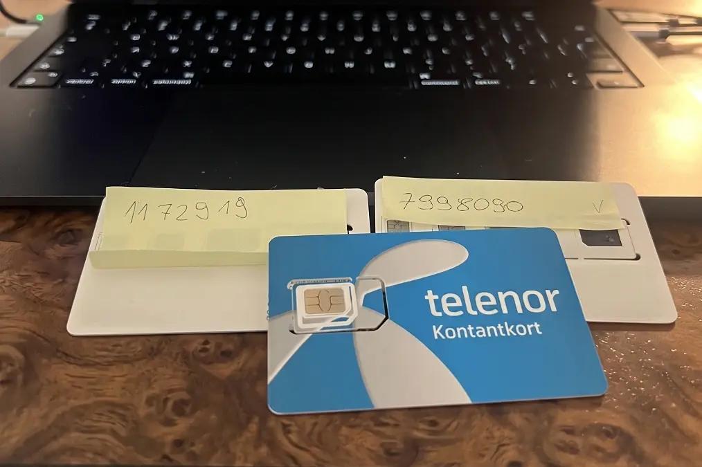 Telenor phonecards