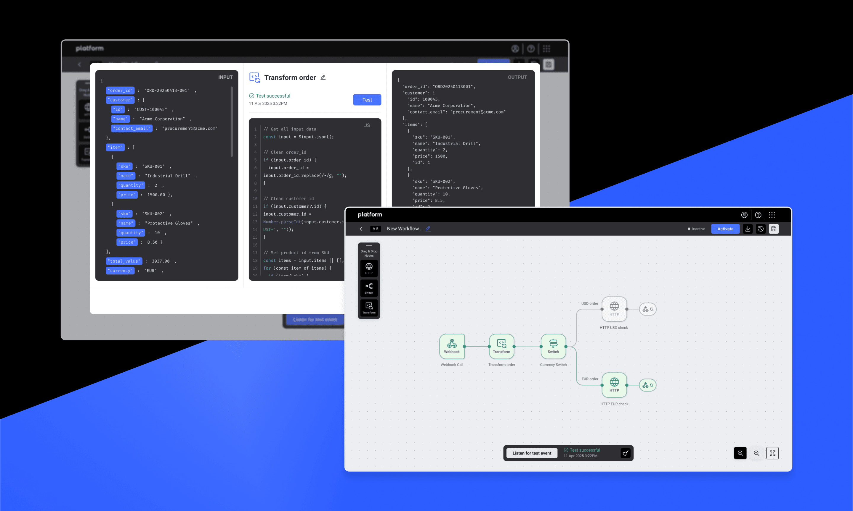 Custom Workflow Builder Design and Development